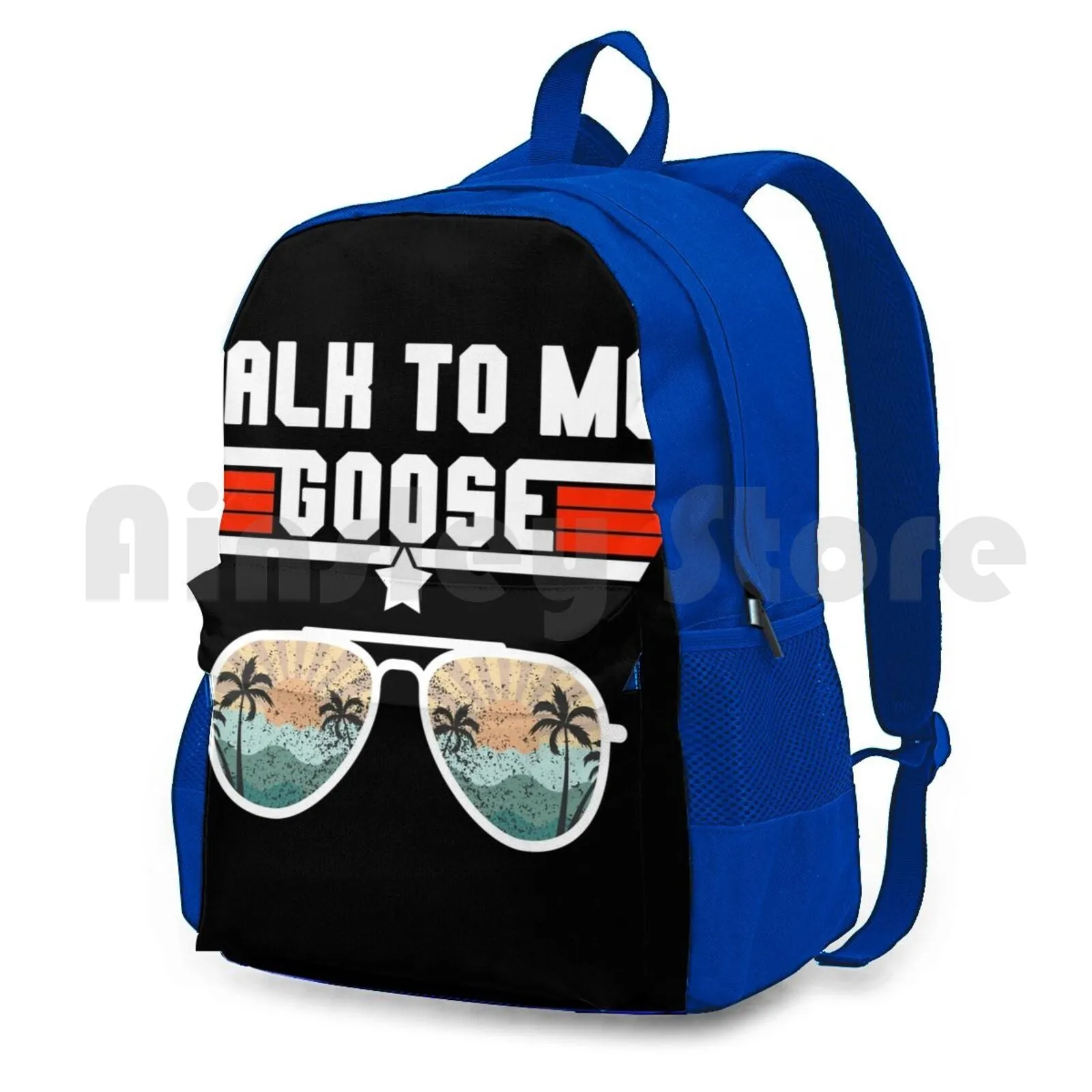 Talk To Me Goose Retro Sunset Aviator Glasses Outdoor Hiking Backpack Riding Climbing Sports Bag Maverick Goose Talk To Me