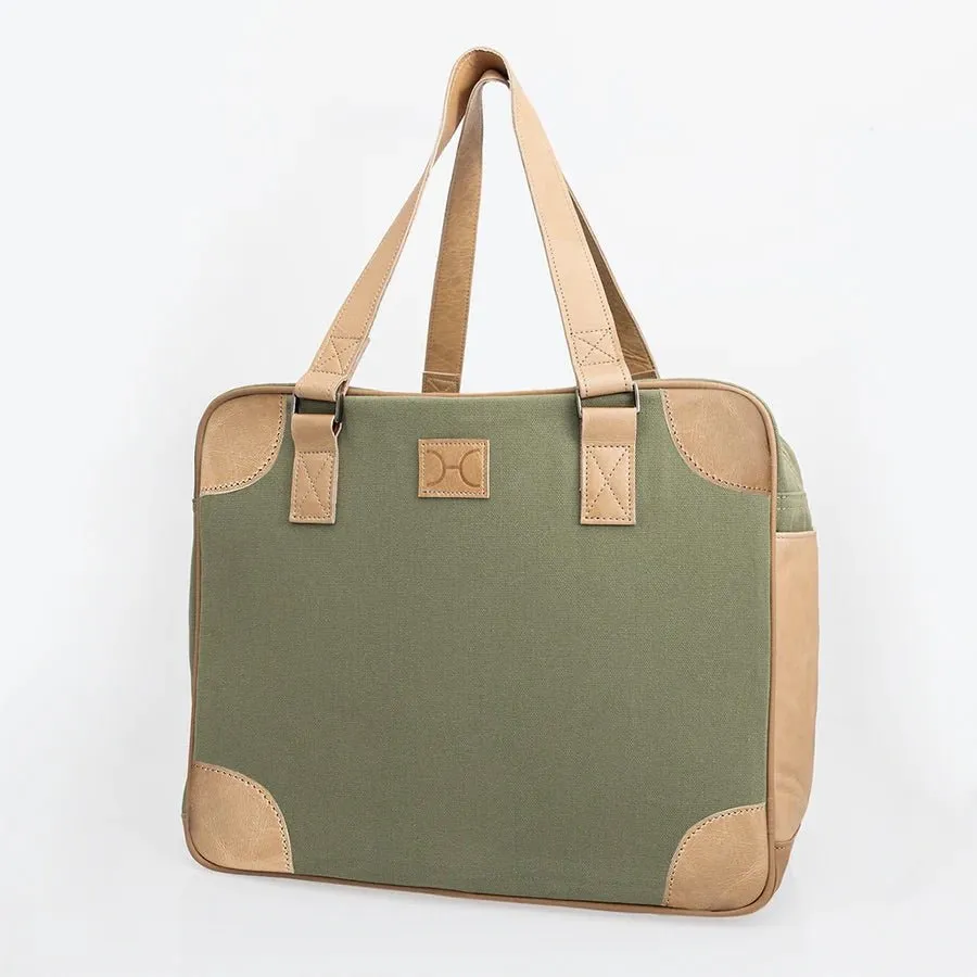 Thandana Wax Canvas Large Weekender Bag