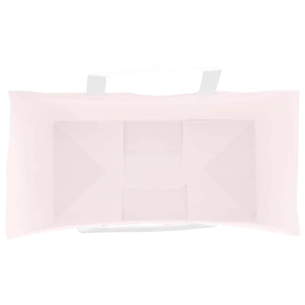 vidaXL Paper Bags 250 pcs with Handles Pink 21x11x31 cm