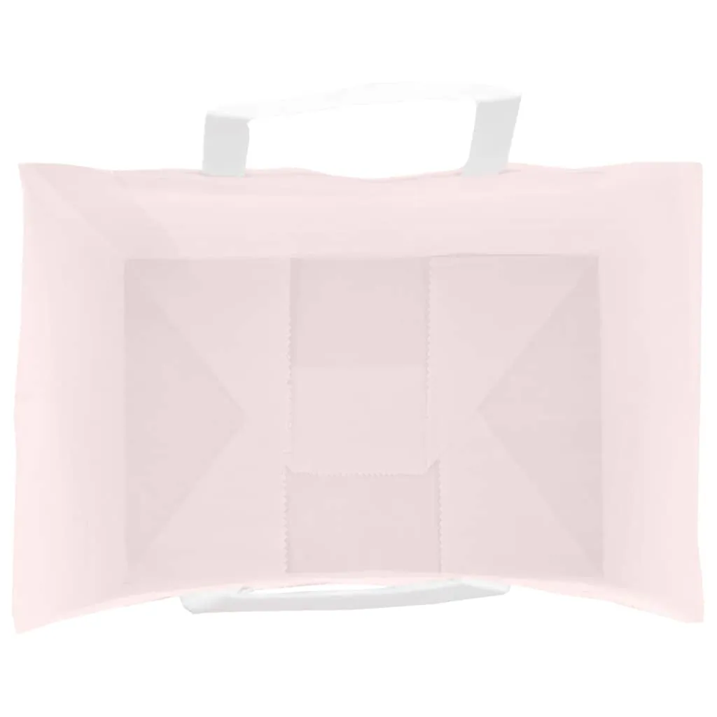 vidaXL Paper Bags 250 pcs with Handles Pink 32x22x24 cm