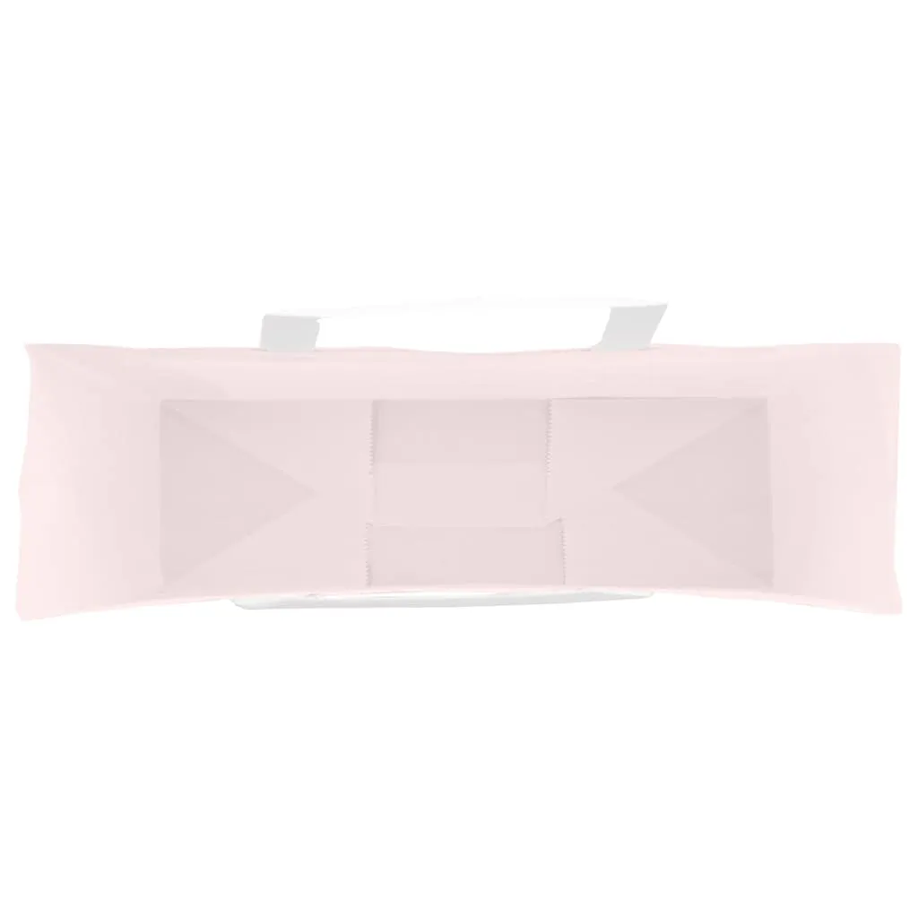 vidaXL Paper Bags 250 pcs with Handles Pink 54x15x49 cm