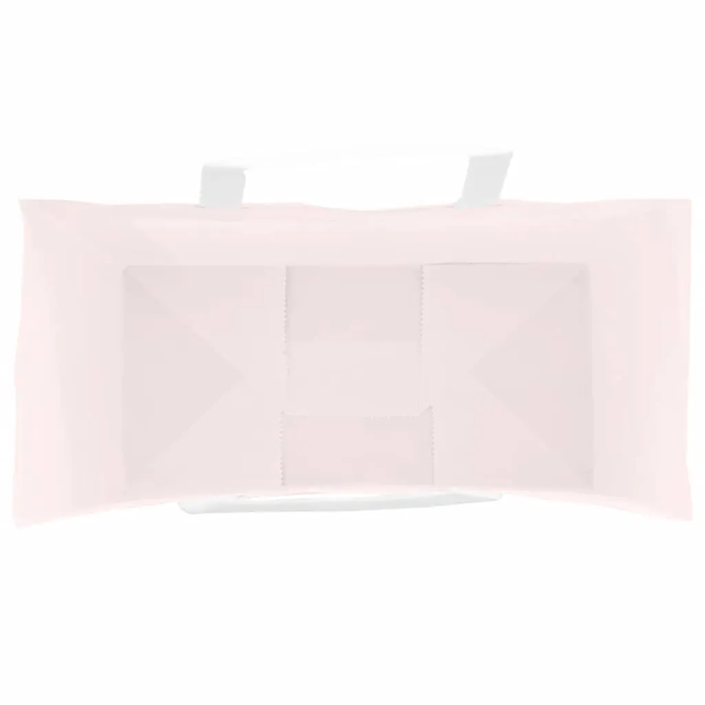 vidaXL Paper Bags 50 pcs with Handles Pink 18x8x22 cm