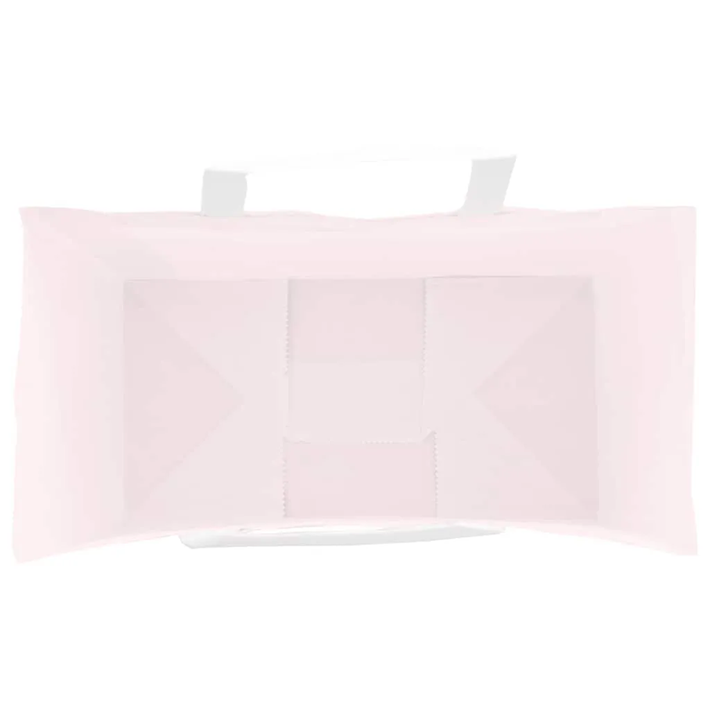 vidaXL Paper Bags 50 pcs with Handles Pink 21x11x28 cm