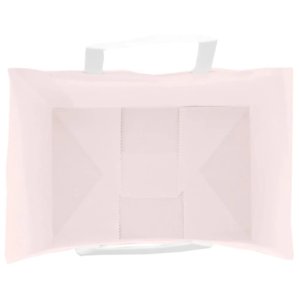 vidaXL Paper Bags 50 pcs with Handles Pink 32x22x24 cm