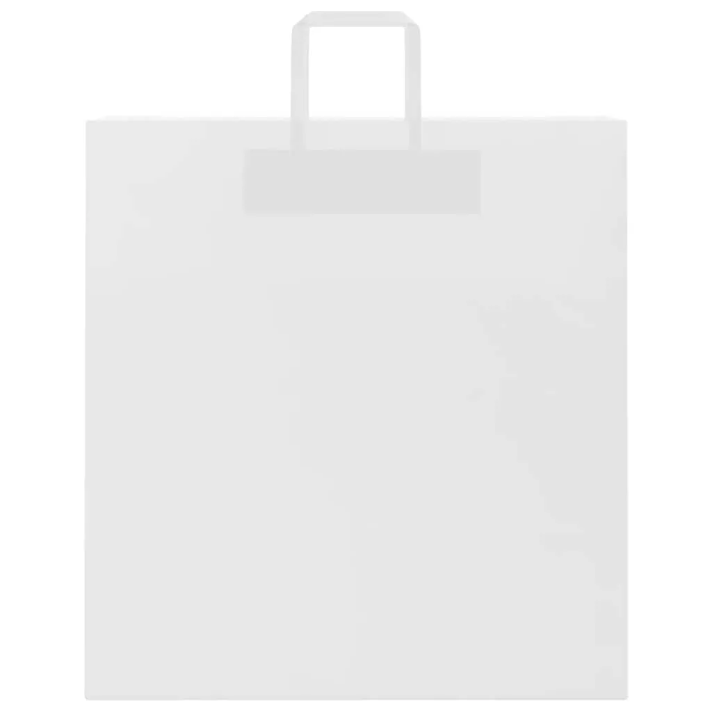 vidaXL Paper Bags 50 pcs with Handles White 45x17x48 cm