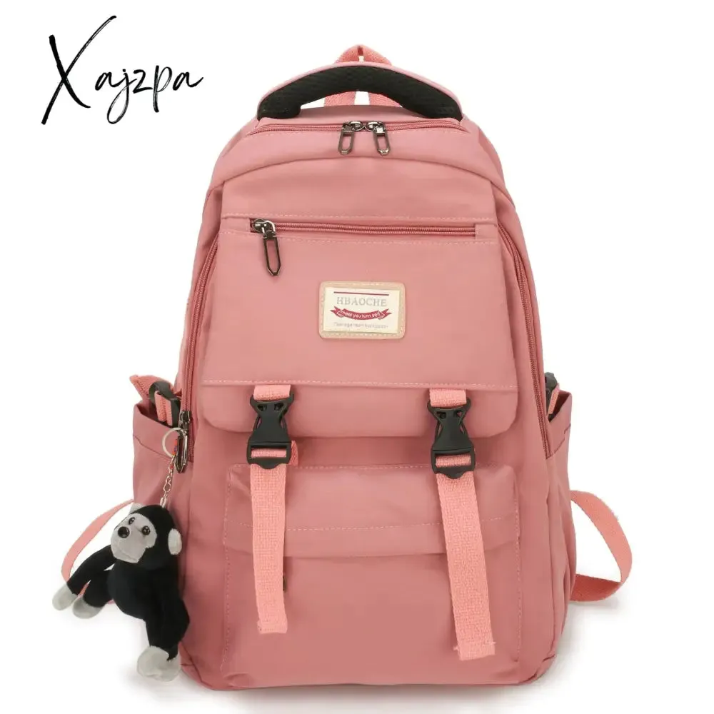 Xajzpa - fashion preppy style women cute backpack school bag backpacks for teengers gilrs large capacity travel kawaii bag pack Sac A dos