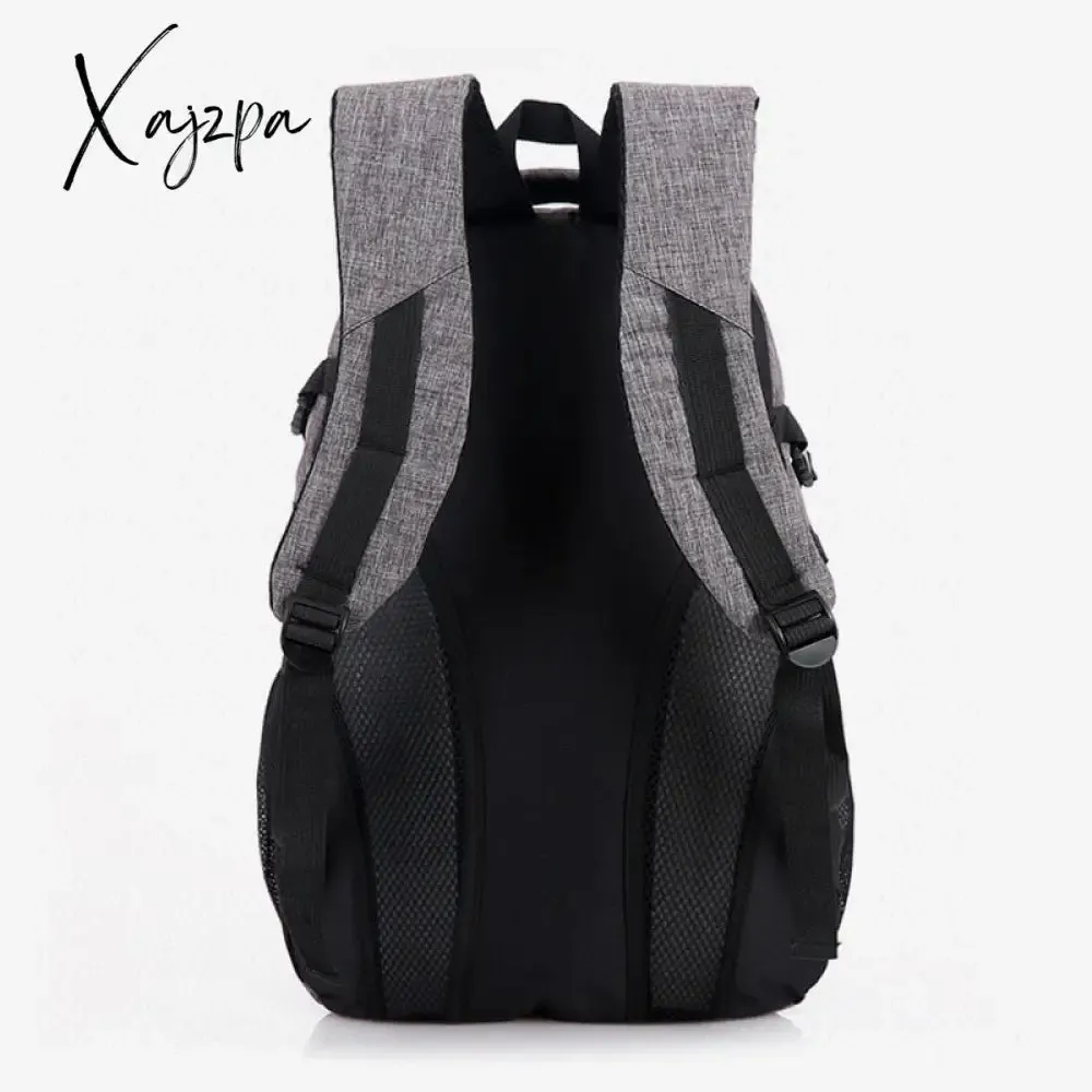 Xajzpa - New Fashion Men's Backpack Bag Male Polyester Laptop Backpack Computer Bags high school student college students bag male