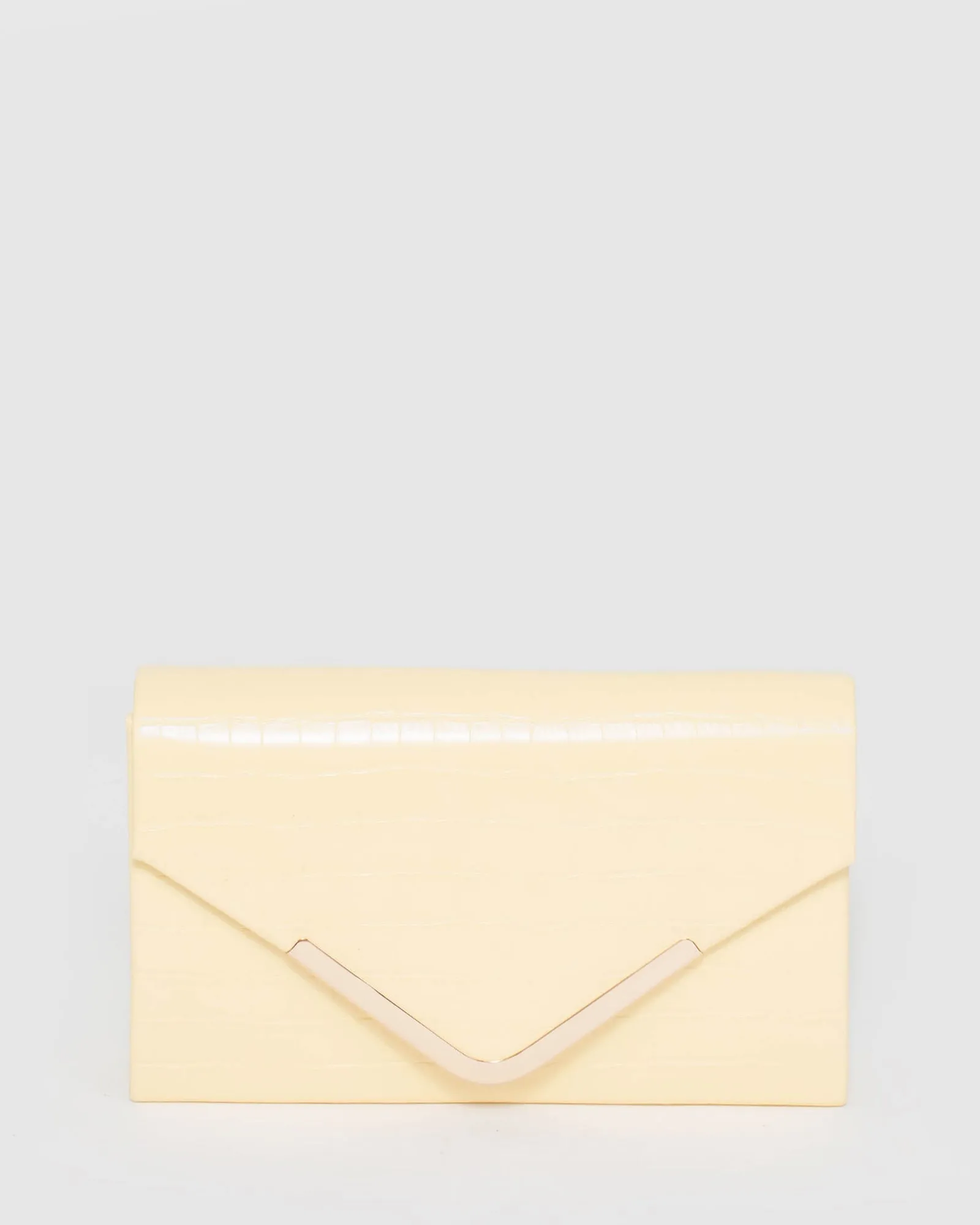 Yellow Lila Envelope Clutch Bag