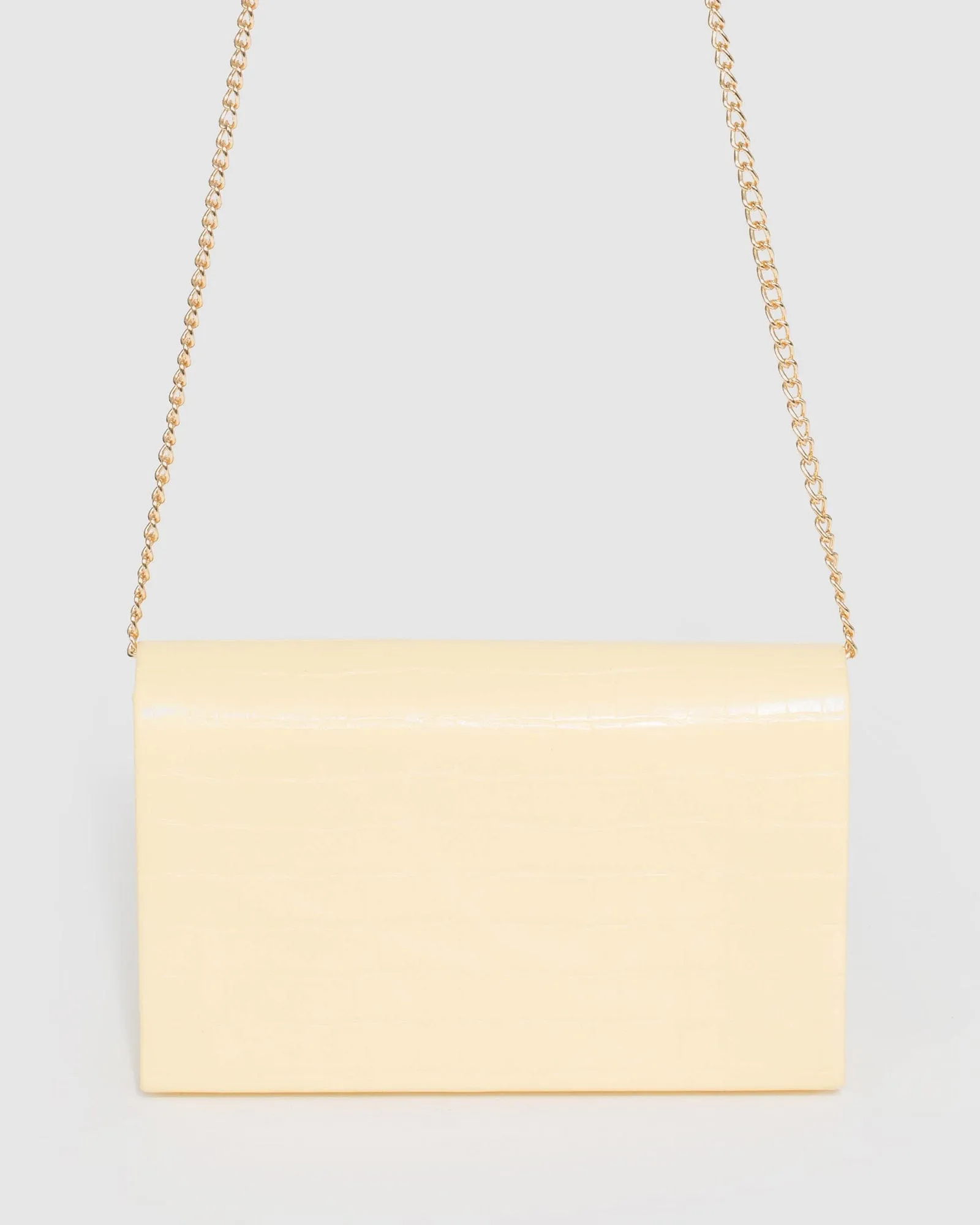 Yellow Lila Envelope Clutch Bag