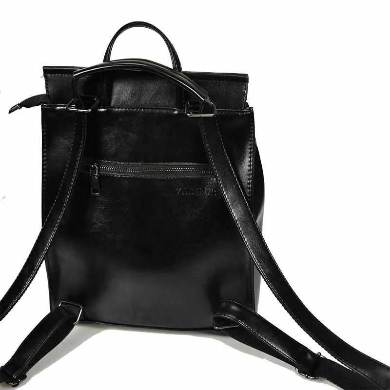 Youth Leather Fashion Women Backpack