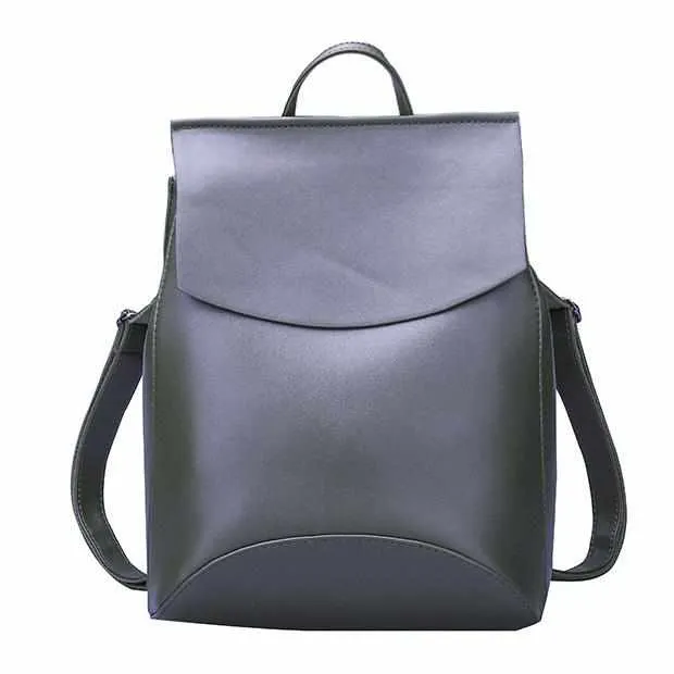 Youth Leather Fashion Women Backpack