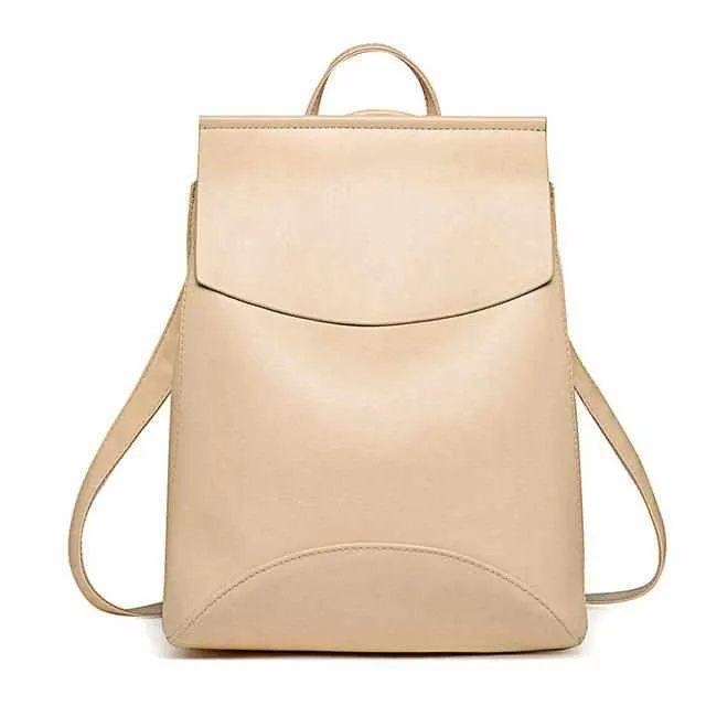 Youth Leather Fashion Women Backpack