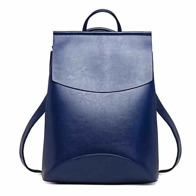 Youth Leather Fashion Women Backpack