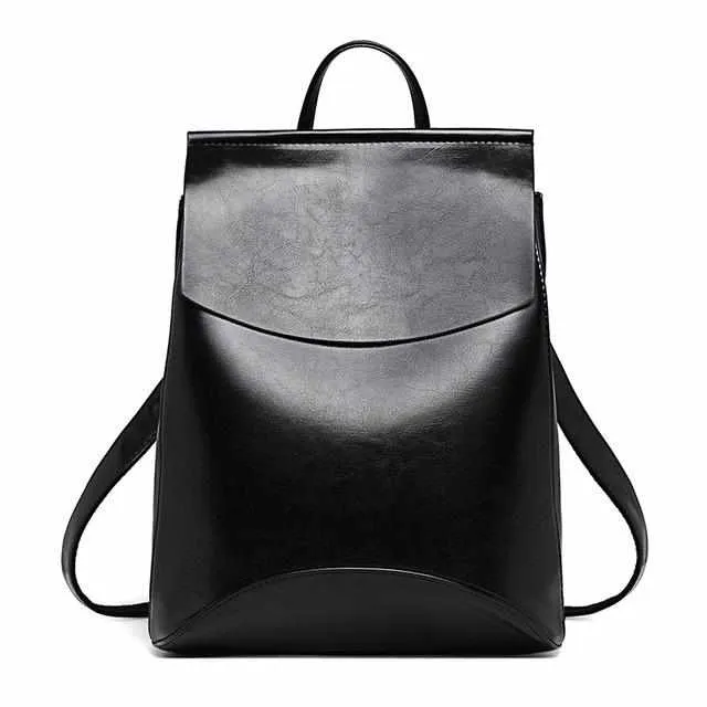 Youth Leather Fashion Women Backpack